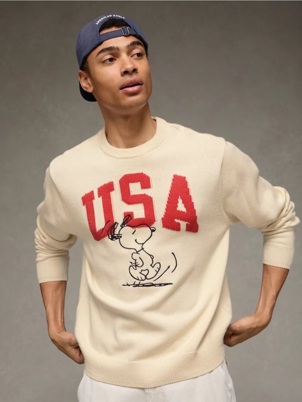 American Eagle Outfitters Snoopy Sweater - Size L